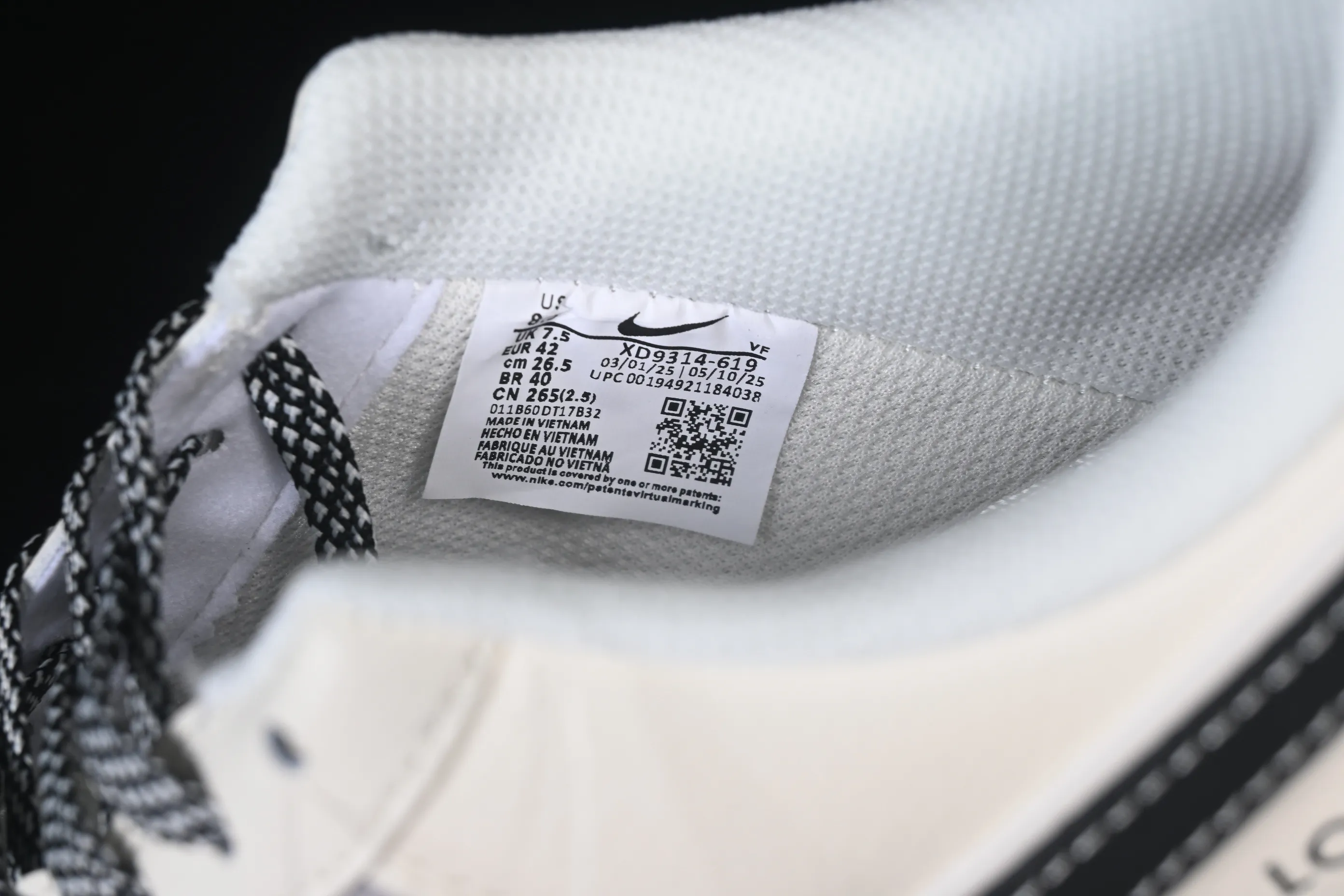 All categories Nk Air Force 1 Air Force series Nk Air Force 1 Low Air Force low-top Nike Air Force 1'07 Low joint black and gray suede Air Force 1 low-top casual sneakers XD9314-619